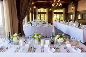 Inside of west shore cafe wedding venue
