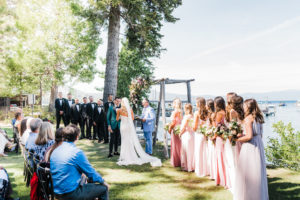 bride and groom saying vows to each other