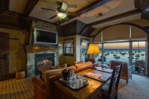 The Marlette Suite Living Room with views of Lake Tahoe