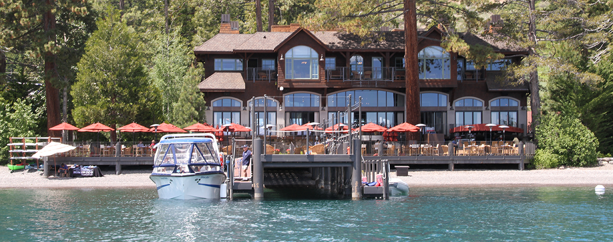 West Shore Cafe seen from the water