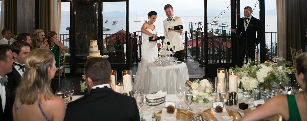 The picturesque views around the wets shore cafe make it an excellent venue choice