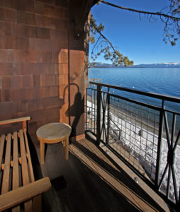 Sugar Pine Suite Deck overlooking Lake Tahoe at West Shore Cafe and Inn